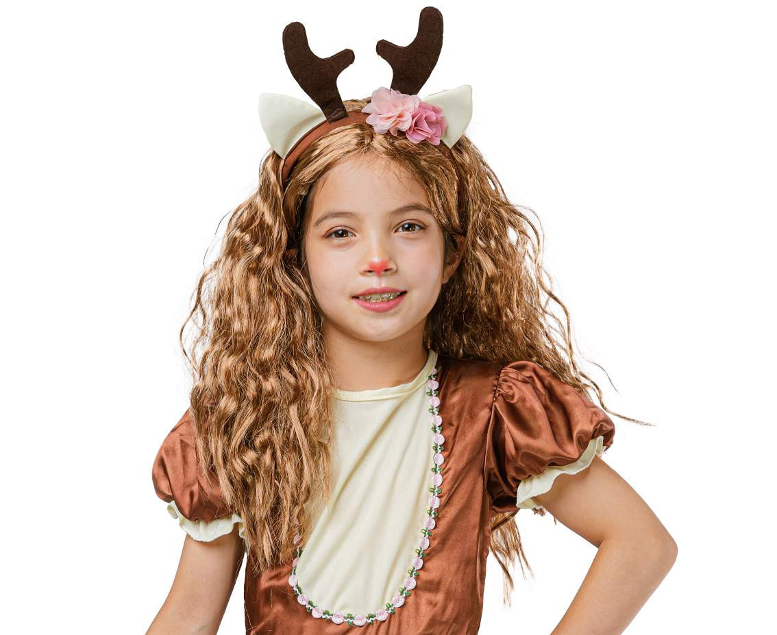 Role play-set for kids Deer (dress, hairband), size 110/120 cm